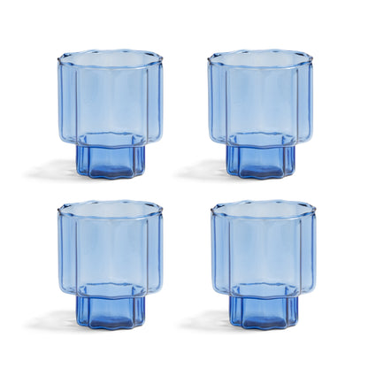 Set de 4 verres - Bleu