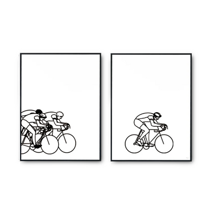Duo d'affiches les sportifs - Cyclisme