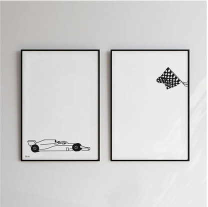 Duo d'affiches les sportifs - Formule 1